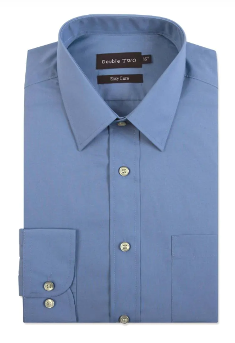 D2 Easy-Care King Size Shirt Cornflower SLX3300E -2